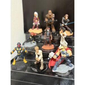 Disney Infinity Figures Marvel‎ Star Wars Lot 9 Characters